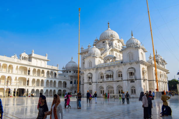 Takhat Sri Harimandir Ji Gurdwara, also known as Patna Sahib, Translation: "Takhat Sri Harimandir Ji" is written in Punjab